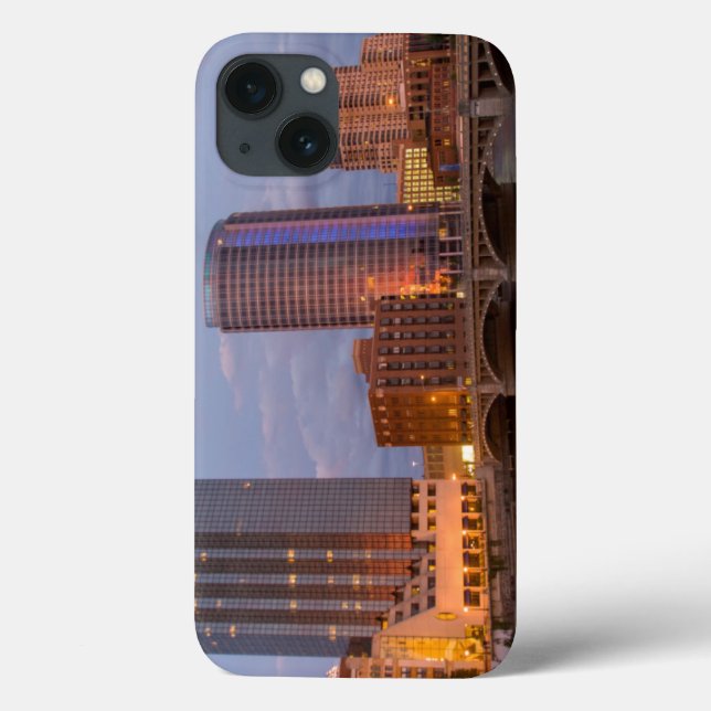 Coques Case-Mate iPhone Skyline au crépuscule, sur la Grand River 2 (Verso)