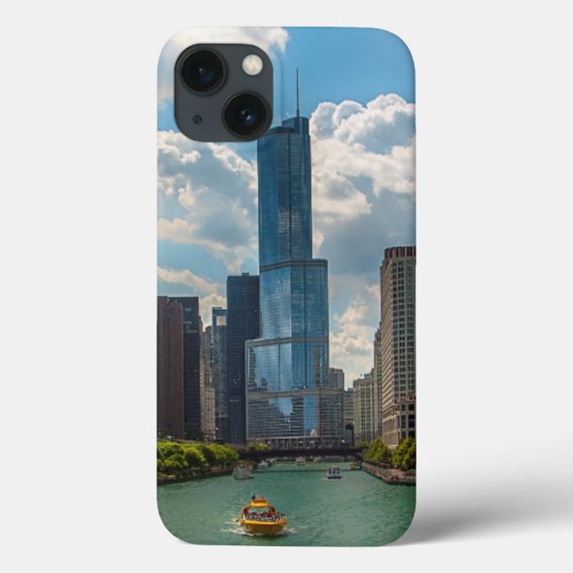 Coques Case-Mate iPhone Skyline Chicago (Verso)