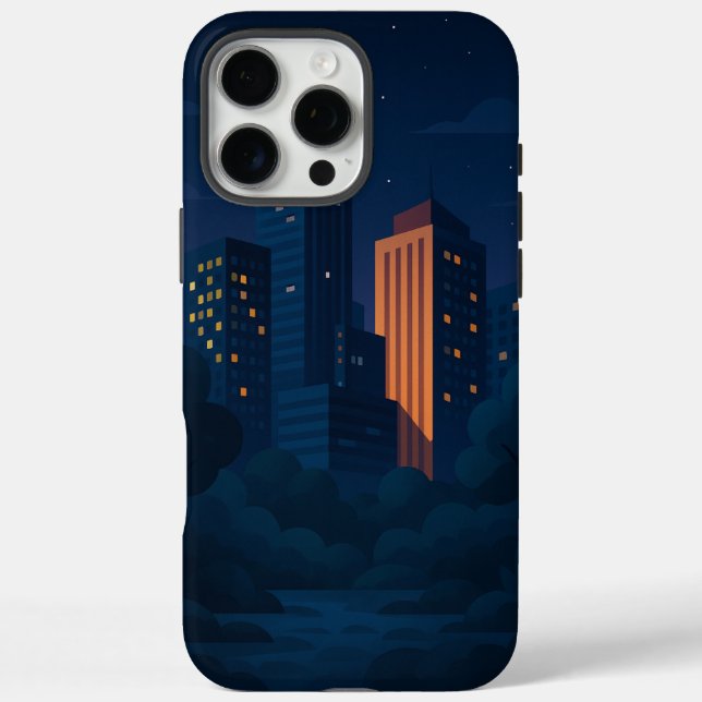 Coques Case-Mate iPhone Skyline de nuit (Verso)