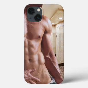 Case-Mate iPhone Case SlipperyJoe cheminée homme musclé six pack abs