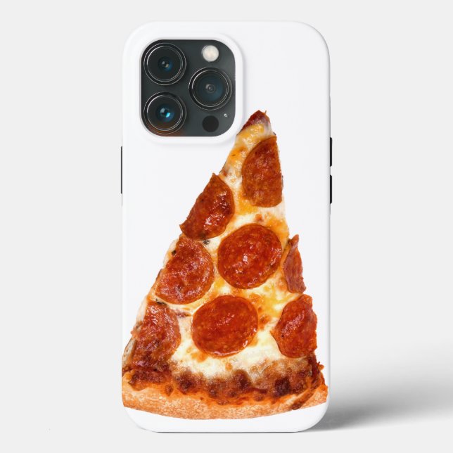 Coques Case-Mate iPhone SlipperyJoe's classique pepperoni pizza tranche fo (Verso)