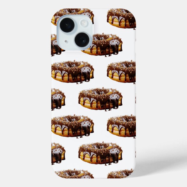 Coques Case-Mate iPhone SlipperyJoe's decadent donut covered thick glossy  (Verso)