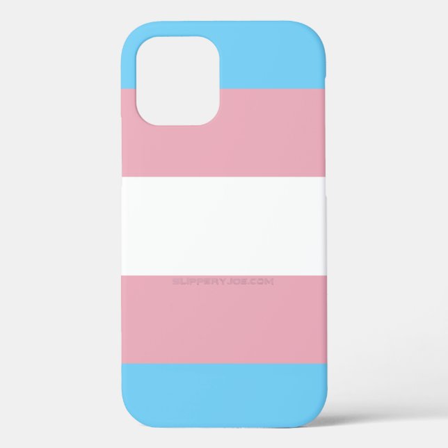 Coques Case-Mate iPhone SlipperyJoe's transgenre pride drapeau de la diver (Verso)