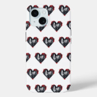 Slogan Black Heart Love