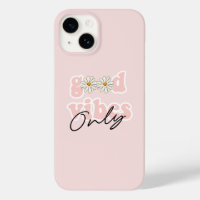Slogan hippie des années 70 de Good Vibes