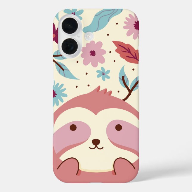 Coques Case-Mate iPhone Sloth Garden Jungle paisible (Verso)