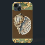 Coque Case-Mate iPhone Small Mermaid's Shells<br><div class="desc">Charikilia Zarris is a talented artist know for her ocean artwork. Her images are peaceful and calm relaxing you with every picture. Get this nautical piece of artwork with a Conch Shell being the center of it all,  bordered with decorative and a beautiful floral pattern.</div>