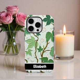 Coque iPhone 16 Pro Smartphone 3D Impasto Floral Bloom