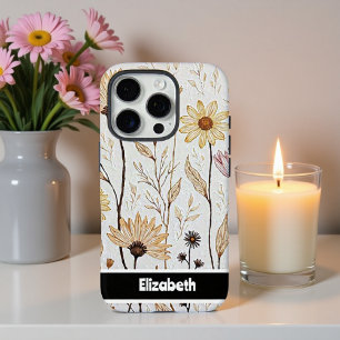 Coque iPhone 16 Pro Smartphone Abstrait Impasto texturé