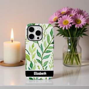 Coque iPhone 16 Pro Smartphone texturé Impasto Green