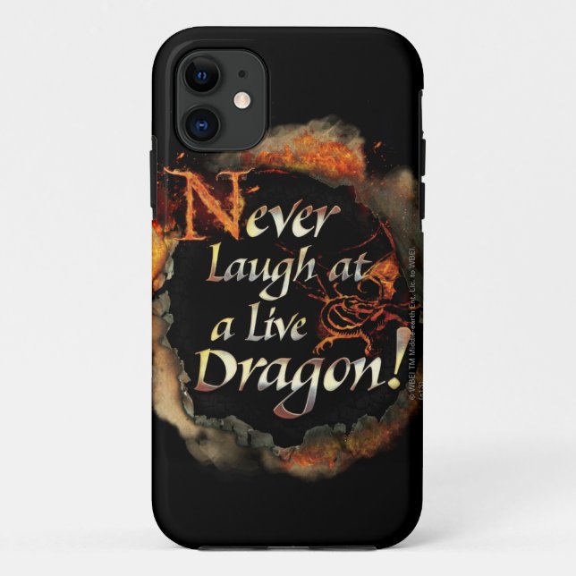 Coques Case-Mate iPhone SMAUG™ - Never Laugh Logo Graphic (Dos)