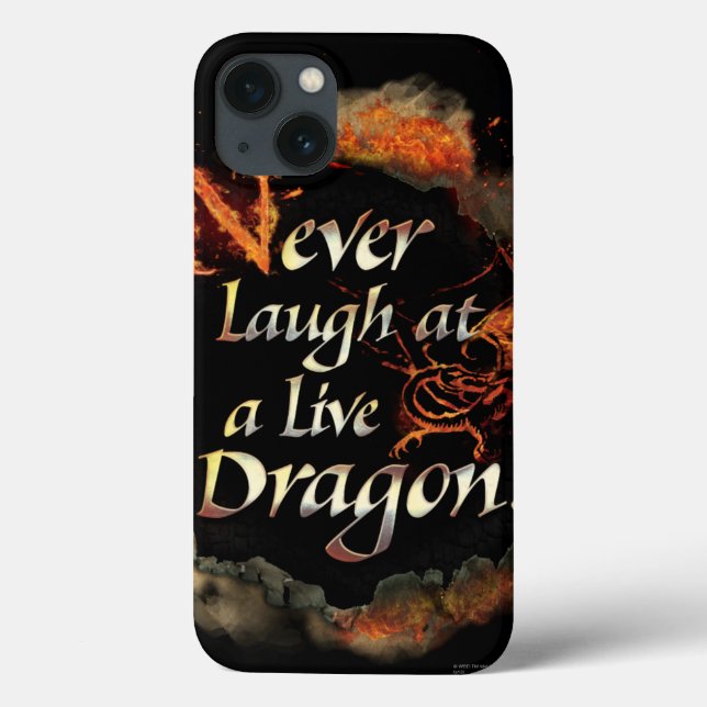 Coques Case-Mate iPhone SMAUG™ - Never Laugh Logo Graphic (Verso)