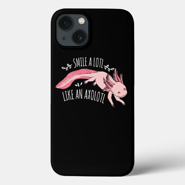 Coques Case-Mate iPhone Smile A Lotl Axolotl Lurch (Verso)