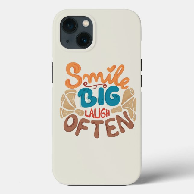 Coques Case-Mate iPhone Smile Big Laugh Souvent : Joyeux (Verso)
