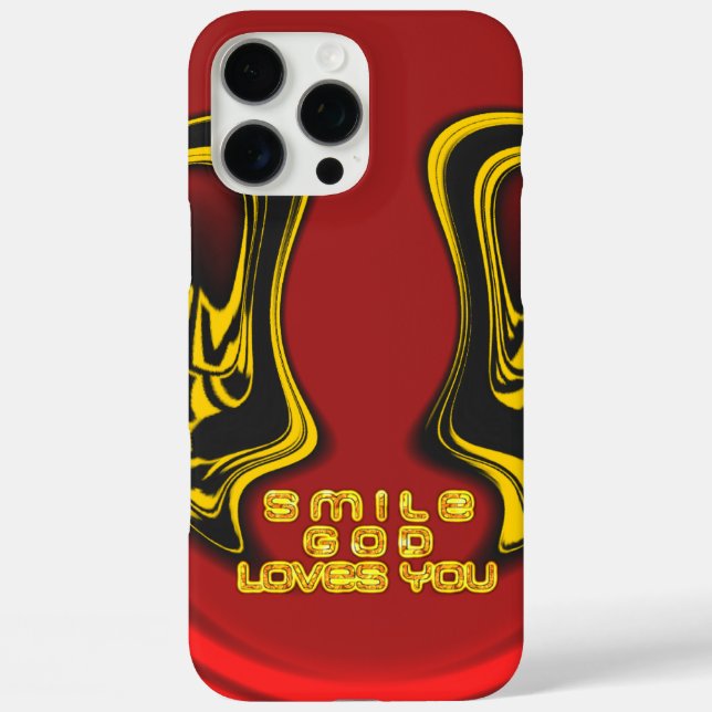 Coques Case-Mate iPhone Smile God Loves You Beautiful Texte Extraordinaire (Verso)