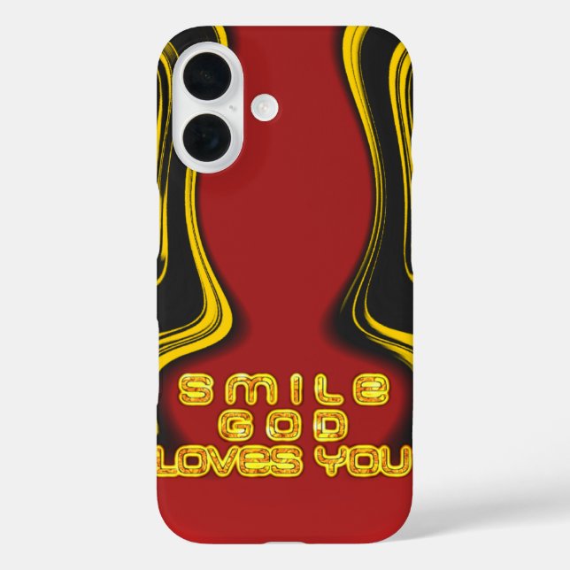 Coques Case-Mate iPhone Smile God Loves You Personnaliser Produit (Verso)