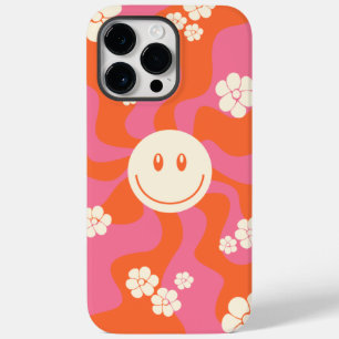 Coque Case-Mate iPhone Smile - rose, orange et crème