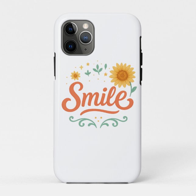 Coques Case-Mate iPhone Smile Sunflower iPhone 11 Pro Case | Positive Vibe (Dos)