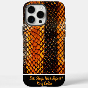Coque iPhone 16 Pro Max Snakeskin crée des motifs complexes