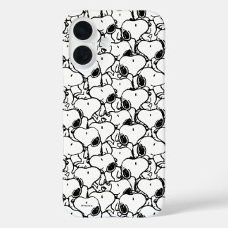 Coque Pour iPhone 16 Snoopy Classic Comics Pattern
