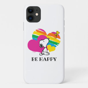 Case-Mate iPhone Case Snoopy et Woodstock   Coeurs arc-en-ciel