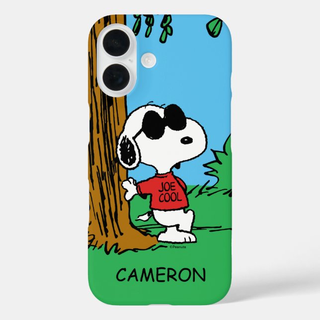 Coques Case-Mate iPhone Snoopy "Joe Cool" debout (Verso)