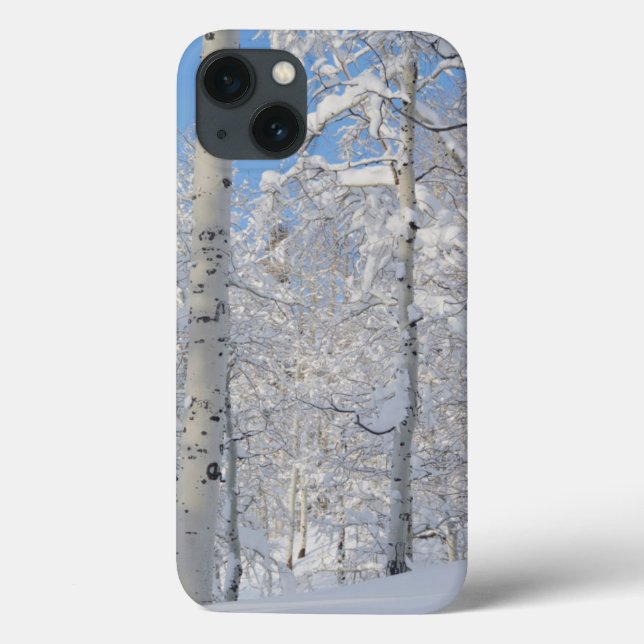 Coques Case-Mate iPhone Snow-Covered Aspens, Beartrap-Desolation Ridge (Verso)