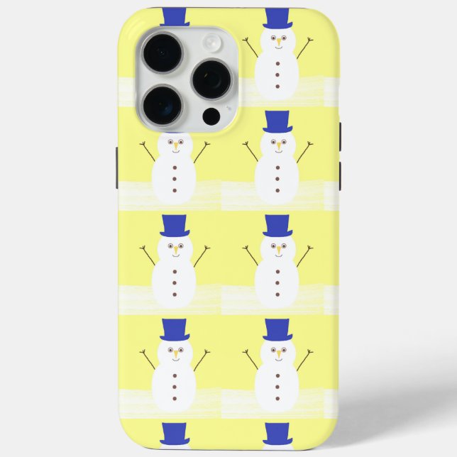 Coques Case-Mate iPhone snowman art (Verso)
