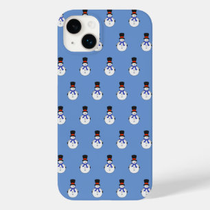 Coque Case-Mate iPhone Snowman avec chapeau supérieur