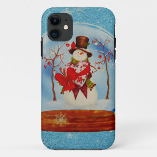 Coques Pour iPhone Snowman dans le monde des neiges