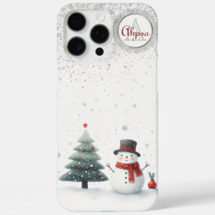 Coque iPhone 16 Pro Max Snowman et À feuillage persistant