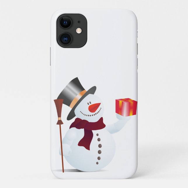 Coques Case-Mate iPhone Snowman for Christmas / X-mas (Dos)