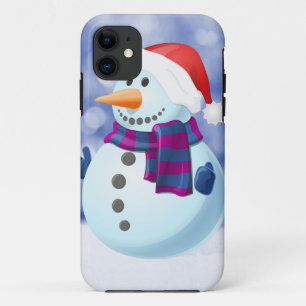 Etui iPhone Case-Mate Snowman hiver Joyeux Noël neige