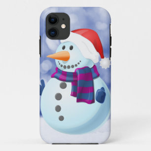 Coques Pour iPhone Snowman hiver Joyeux Noël neige