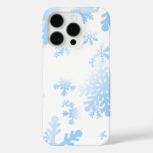 Coque iPhone 16 Pro Snowmans & Snowflakes Motif sans couture