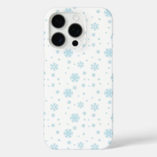 Coque iPhone 16 Pro Snowmans & Snowflakes Motif sans couture