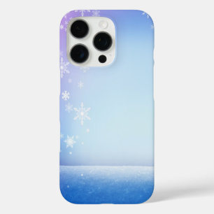 Coque iPhone 16 Pro Snowmans & Snowflakes Motif sans couture