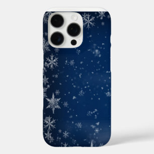 Coque iPhone 16 Pro Snowmans & Snowflakes Motif sans couture