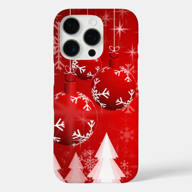 Coques Case-Mate iPhone Snowmans & Snowflakes Motif sans couture (Verso)