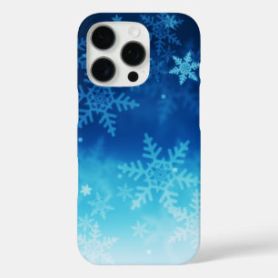 Coque iPhone 16 Pro Snowmans & Snowflakes Motif sans couture