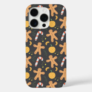 Coque iPhone 16 Pro Snowmans & Snowflakes Motif sans couture
