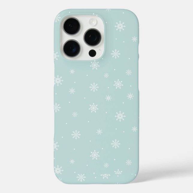 Coques Case-Mate iPhone Snowmans & Snowflakes Motif sans couture (Verso)