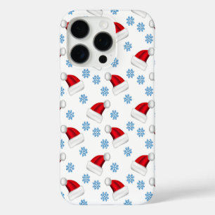 Coque iPhone 16 Pro Snowmans & Snowflakes Motif sans couture