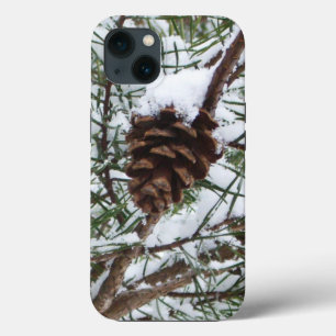 Case-Mate iPhone Case Snowy Pine Cône II hiver Photographie de la nature
