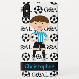 Coques Pour iPhone Soccer Boy personnalisé Objectif 1