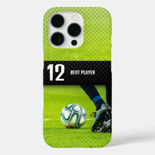 Coque iPhone 16 Pro Soccer Football meilleur joueur No.