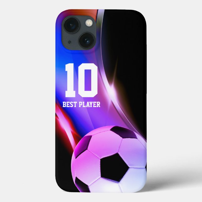 Coques Case-Mate iPhone Soccer | Football meilleur joueur No. (Verso)