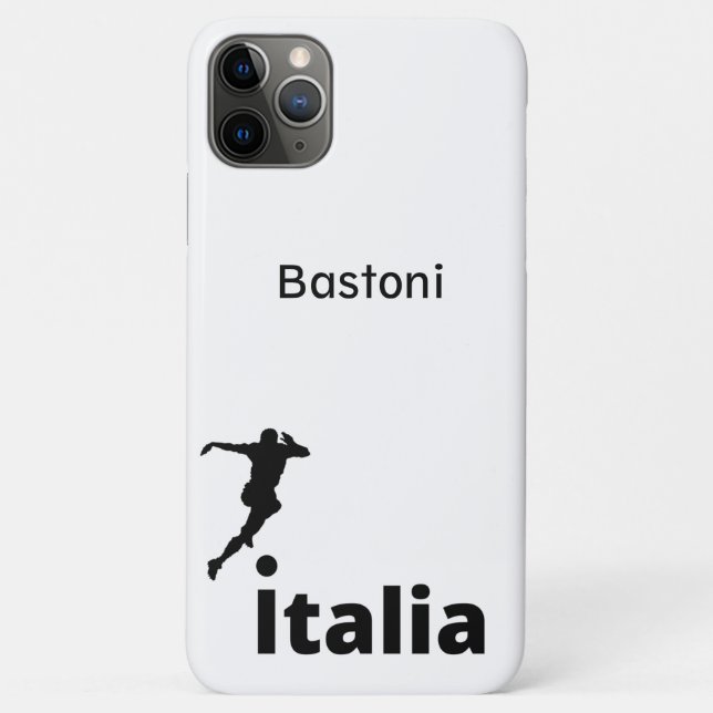 Coques Case-Mate iPhone Soccer Italie, personnalisable (Dos)