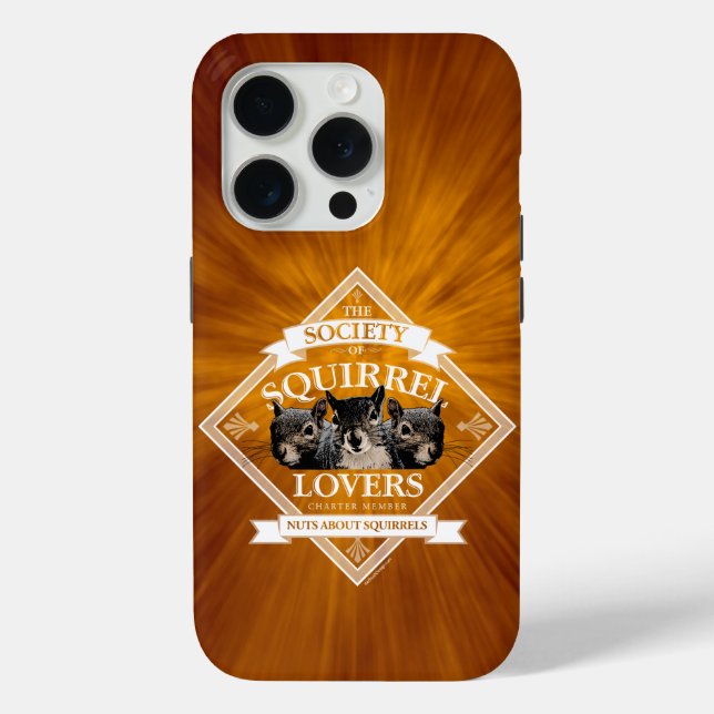 Coques Case-Mate iPhone Société des amoureux d'écureuils - drôles Coque-M (Verso)