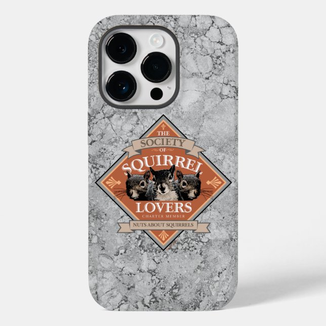 Coques Case-Mate iPhone Société des amoureux d'écureuils - drôles Coque-M (Verso)